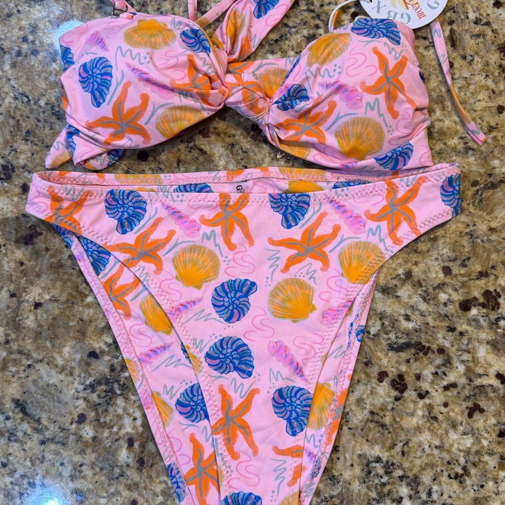 Grey Bandit Bikini~small NWT